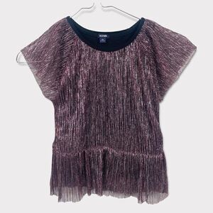 KIABI Metallic Short Sleeve Top